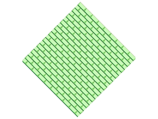 Light Green Brick Vinyl Wrap Pattern