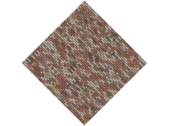 Russet  Brick Vinyl Wrap Pattern