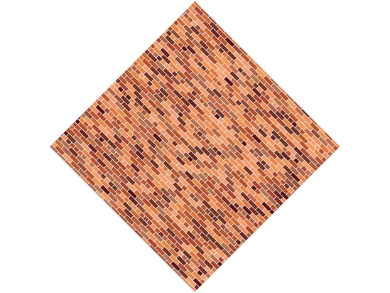 Umber  Brick Vinyl Wrap Pattern