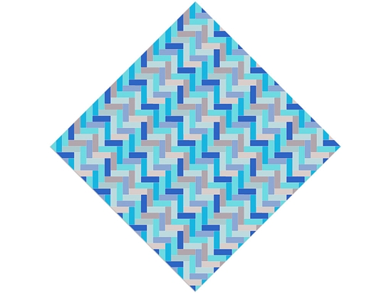 Baby Blue Brick Vinyl Wrap Pattern