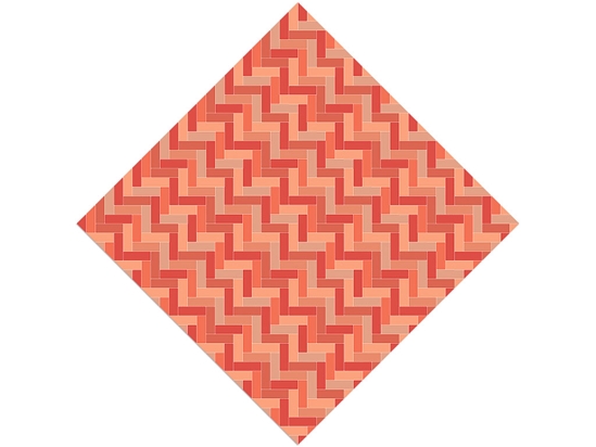 Royal Orange Brick Vinyl Wrap Pattern