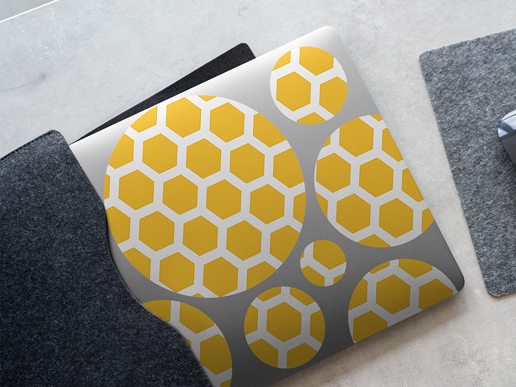 Classic Honeycomb Bug DIY Laptop Stickers