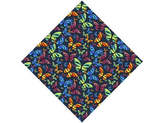 Blue Flutter Bug Vinyl Wrap Pattern