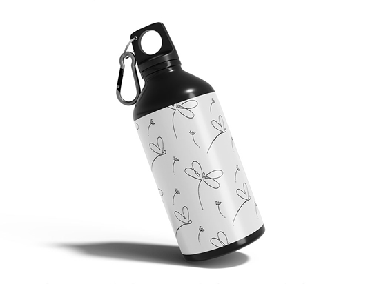 One Line Bug Water Bottle DIY Stickers