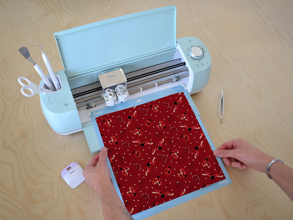 Ladies in Red Bug Cricut Compatible Vinyl