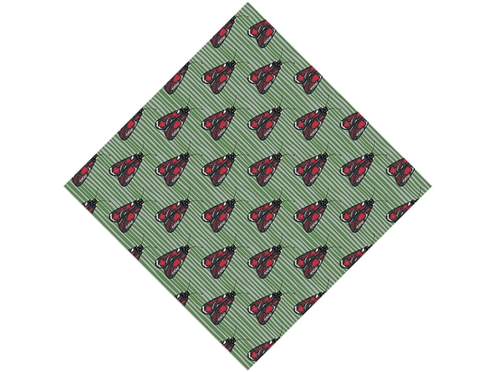 Red Aposematism Bug Vinyl Wrap Pattern