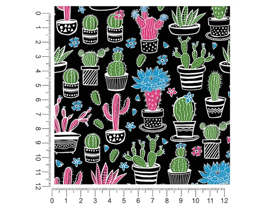 Blacklight Bonanza Cactus 1ft x 1ft Craft Sheets