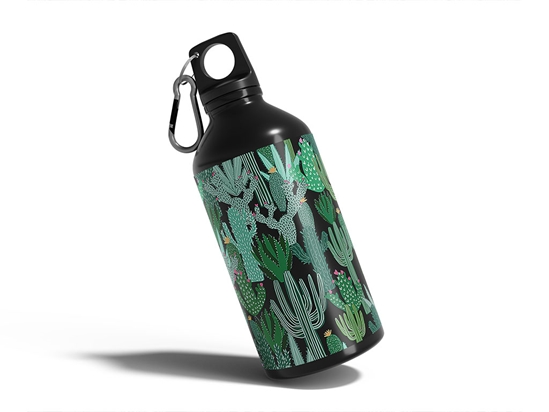 Completely Overrun Cactus Water Bottle DIY Stickers