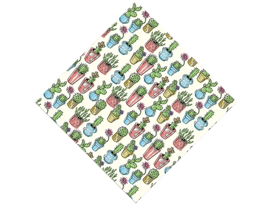 Garden Supply Cacti Vinyl Wrap Pattern