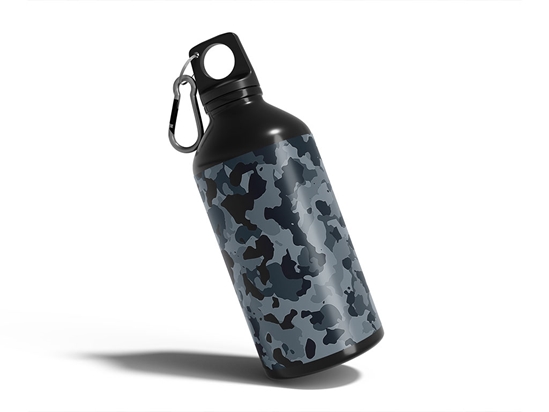 Winter Sky Camouflage Water Bottle DIY Stickers