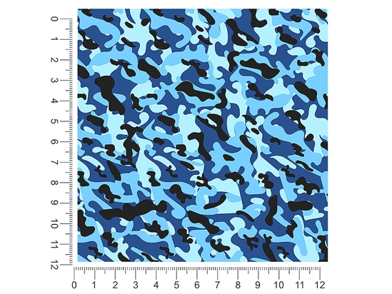 Police Strobe Camouflage 1ft x 1ft Craft Sheets