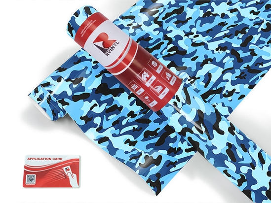 Police Strobe Camouflage Craft Vinyl Roll