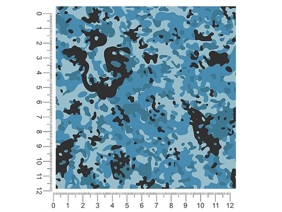 Sky Multicam Camouflage 1ft x 1ft Craft Sheets