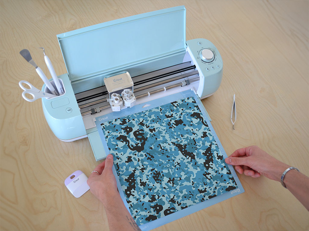 Sky Multicam Camouflage Cricut Compatible Vinyl