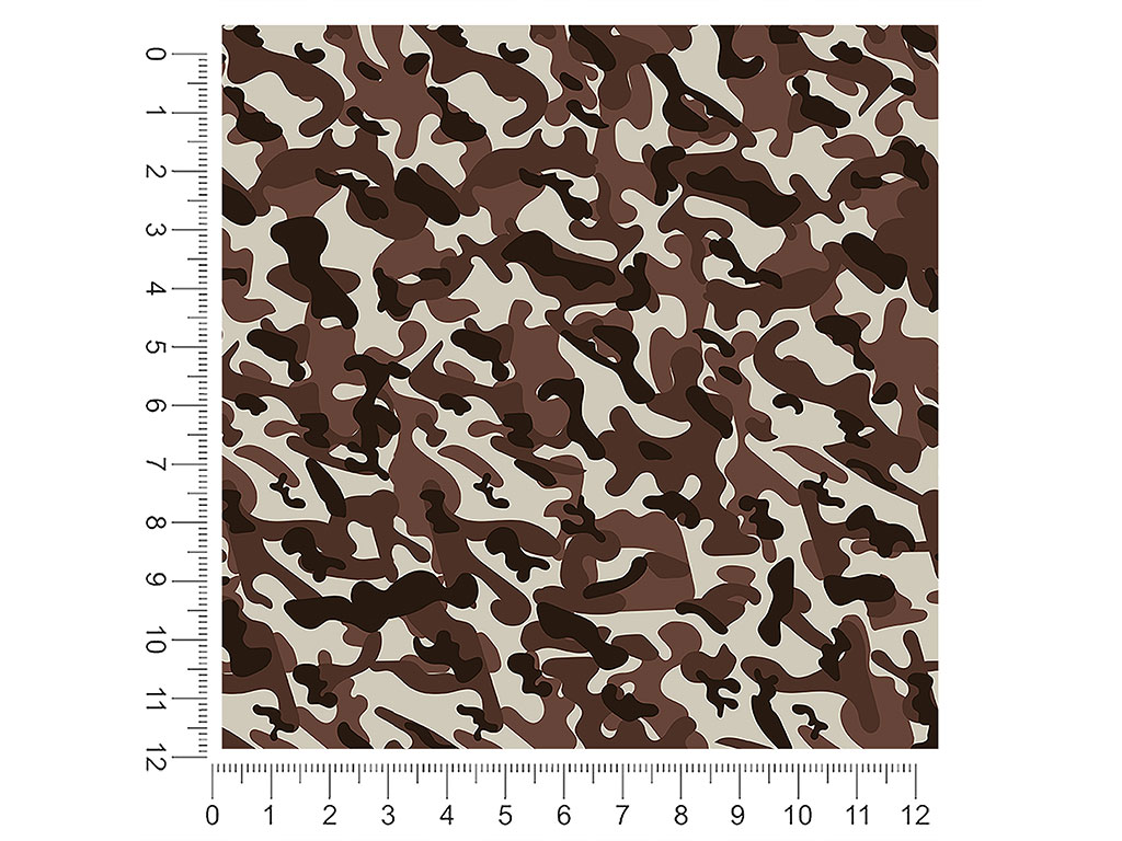 Coastal Plains Camouflage 1ft x 1ft Craft Sheets