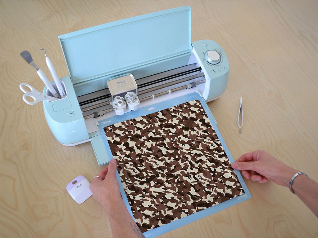 Coastal Plains Camouflage Cricut Compatible Vinyl