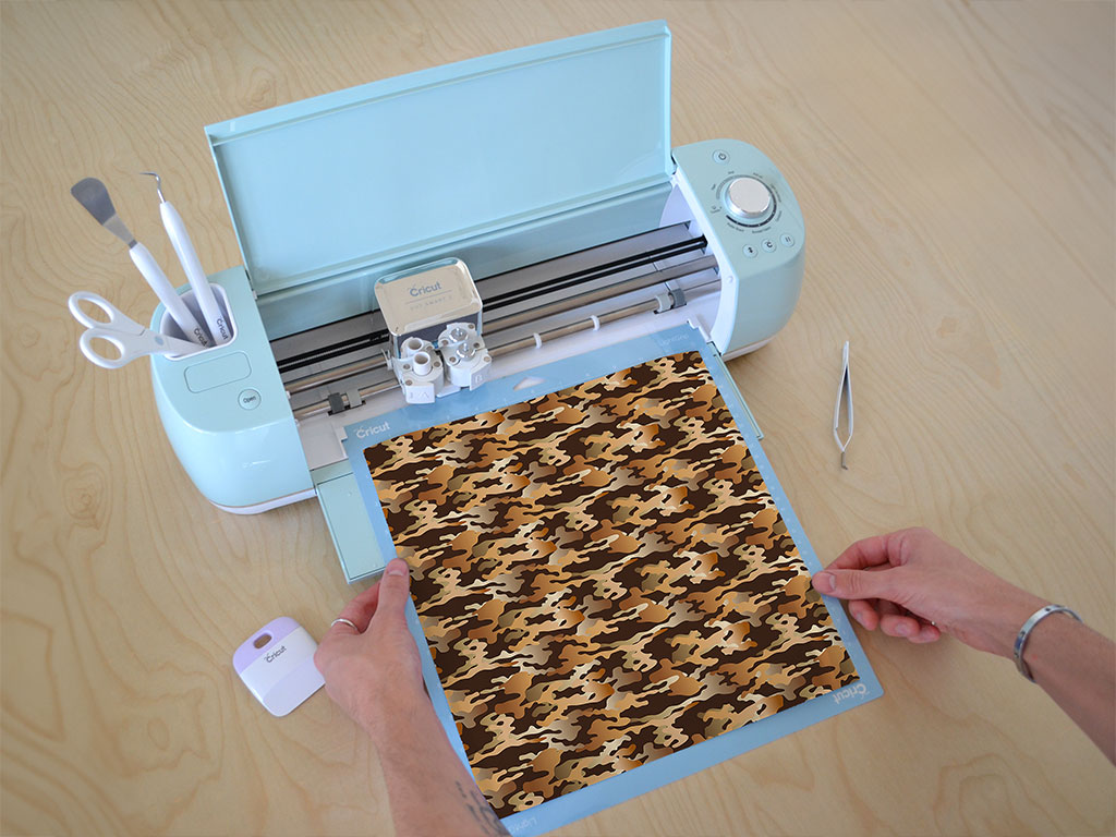 Peanut Hunter Camouflage Cricut Compatible Vinyl