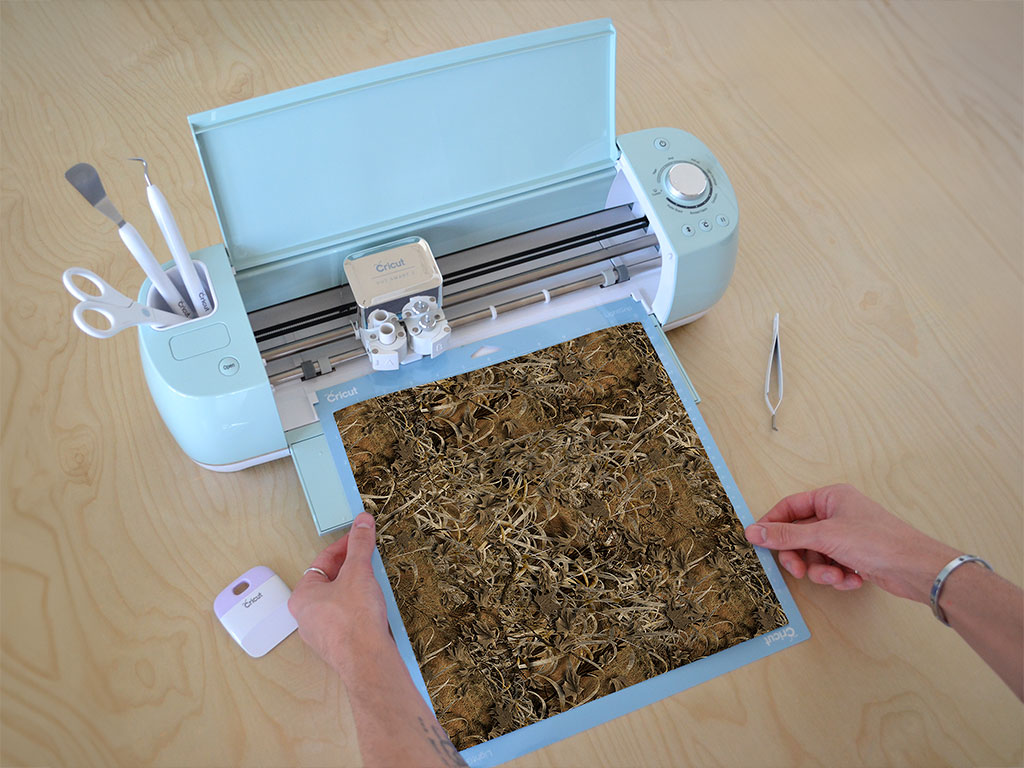 Rough Grassland Camouflage Cricut Compatible Vinyl