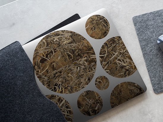 Rough Grassland Camouflage DIY Laptop Stickers