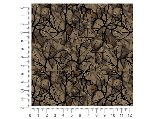 Savage Fall Camouflage 1ft x 1ft Craft Sheets