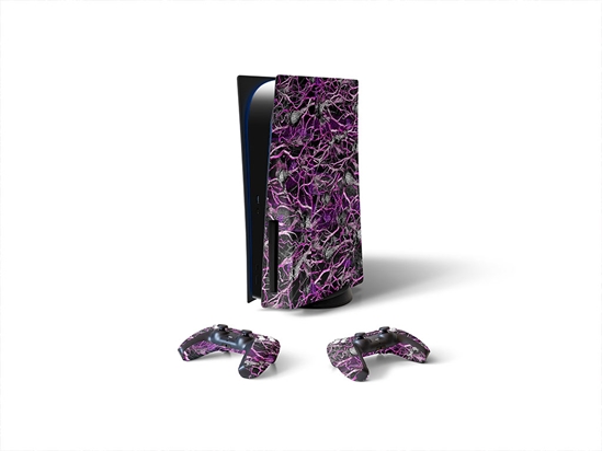 Skull Pink Camouflage Sony PS5 DIY Skin