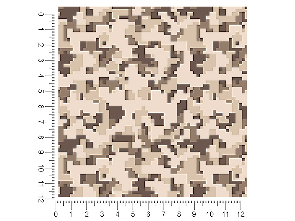 Disruptive Gobi Camouflage 1ft x 1ft Craft Sheets