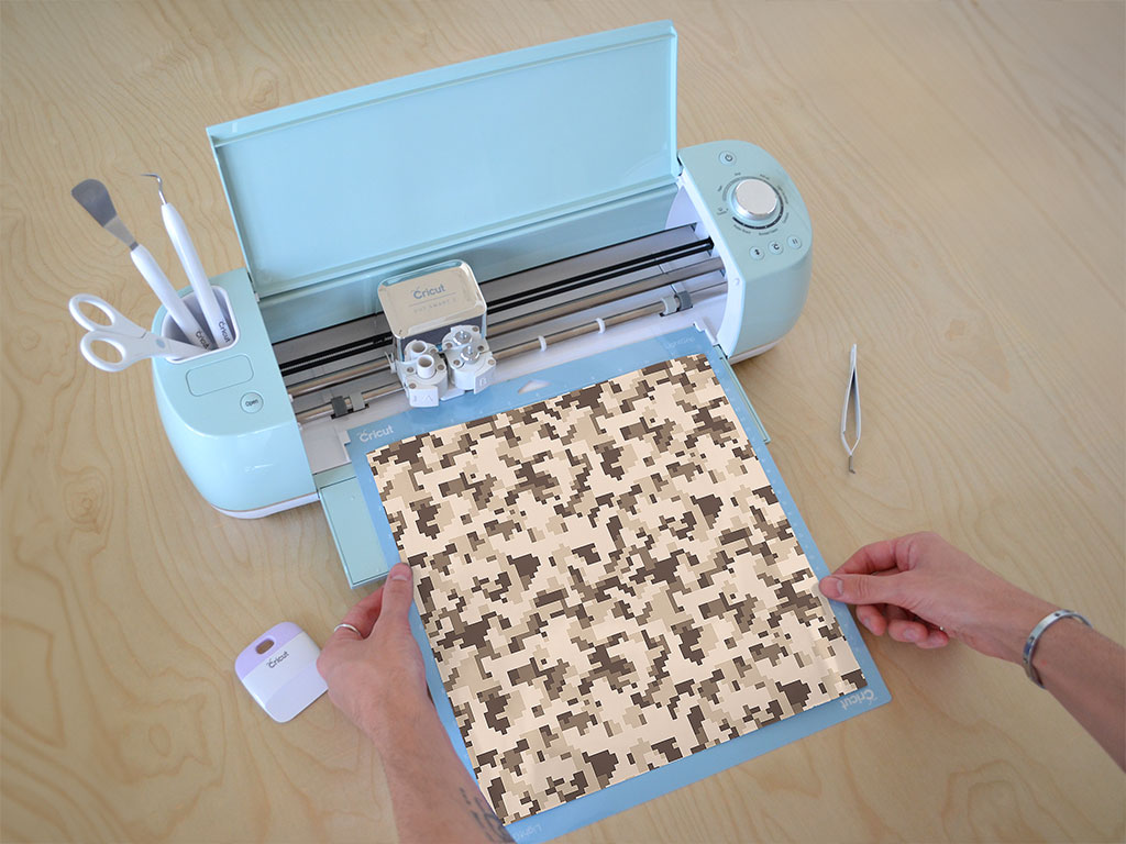 Disruptive Gobi Camouflage Cricut Compatible Vinyl