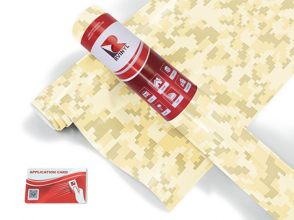 Great Basin Camouflage Craft Vinyl Roll