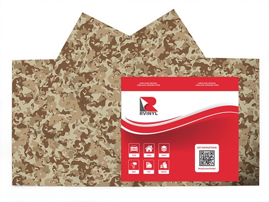 Polar Flecktarn Camouflage Craft Vinyl Sheet Pack