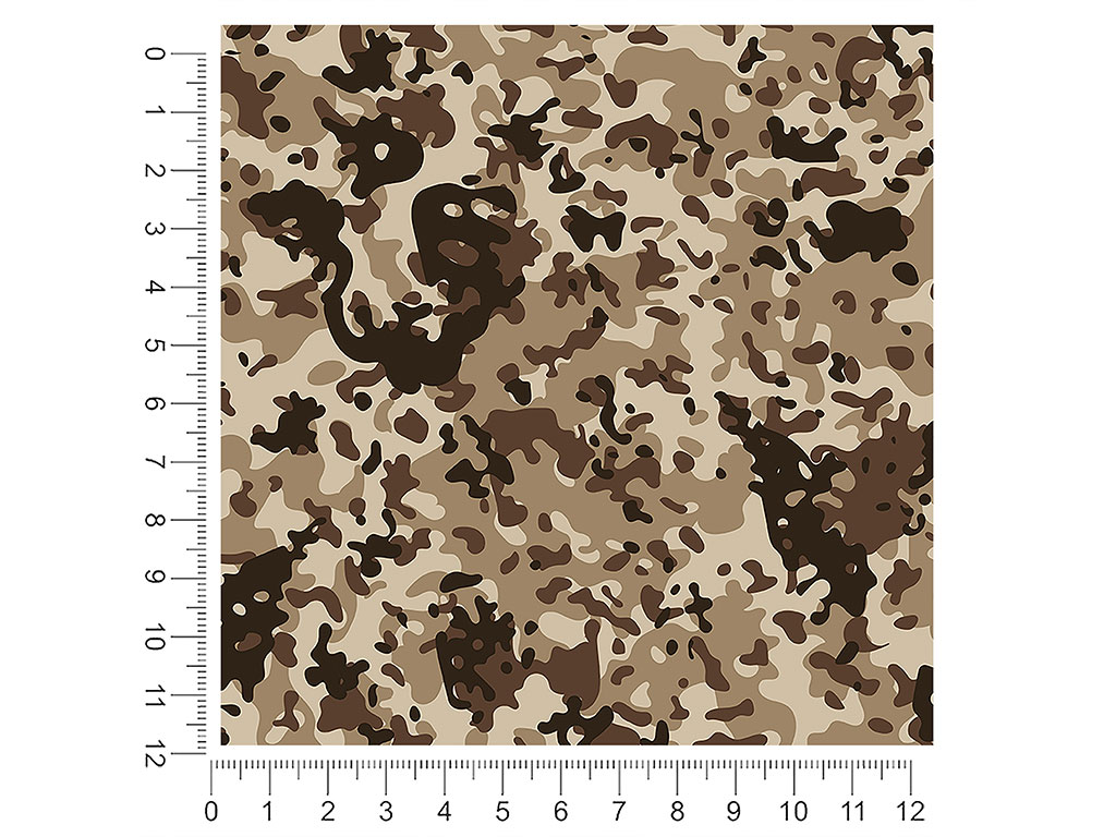 Subtropical Desert Camouflage 1ft x 1ft Craft Sheets