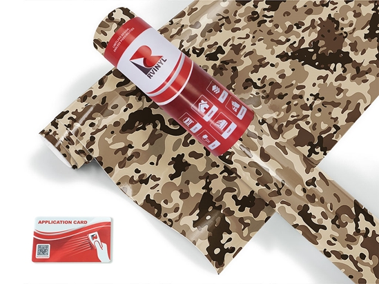 Subtropical Desert Camouflage Craft Vinyl Roll