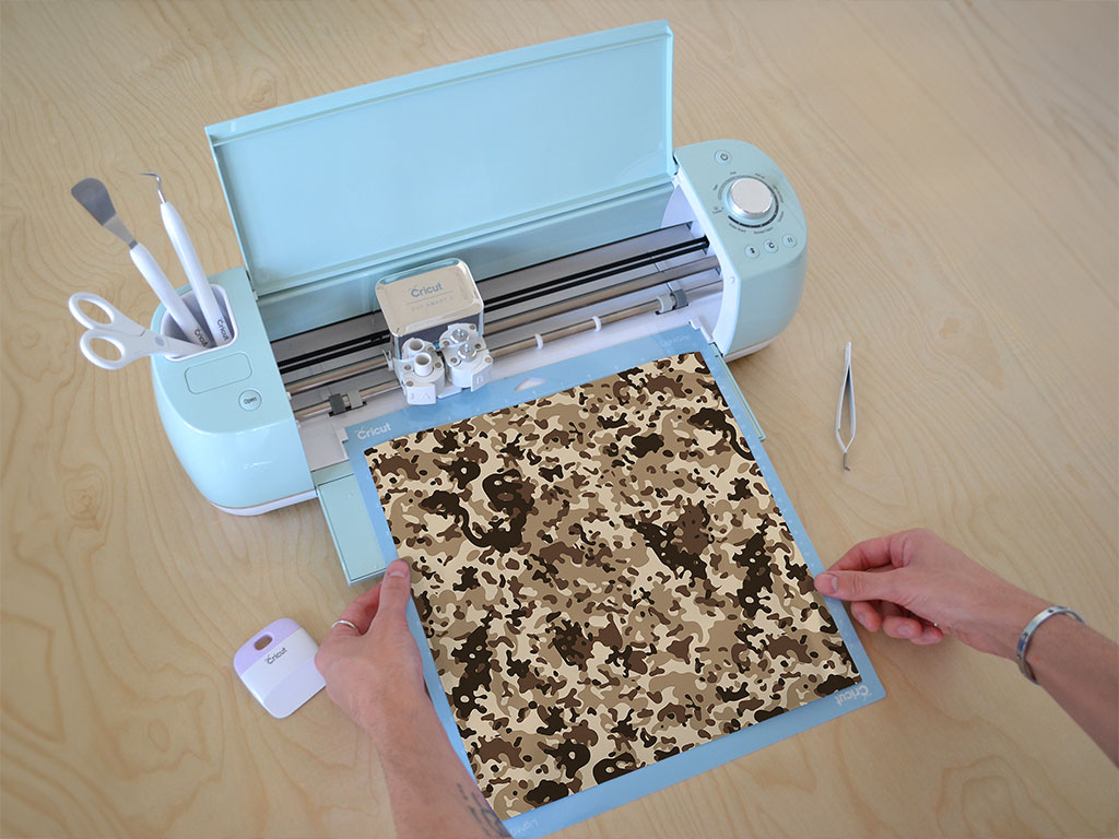 Subtropical Desert Camouflage Cricut Compatible Vinyl