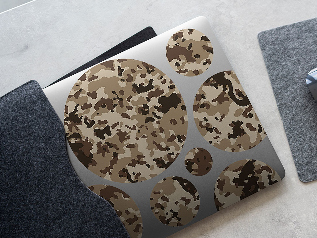 Subtropical Desert Camouflage DIY Laptop Stickers