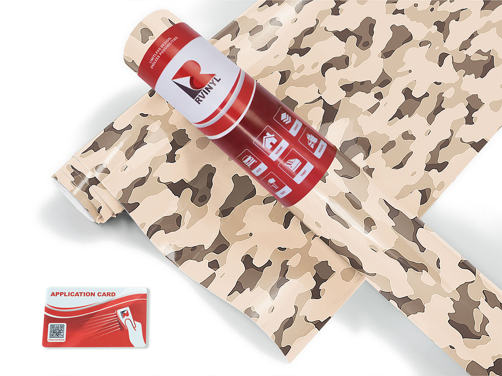 Syrian DPM Camouflage Craft Vinyl Roll