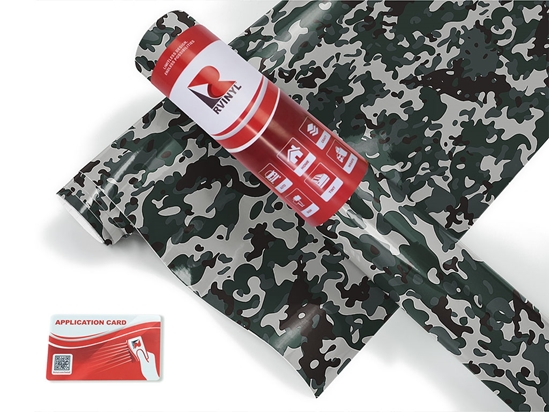 Pebble Flecktarn Camouflage Craft Vinyl Roll