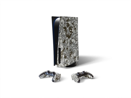 Rhino Woodland Camouflage Sony PS5 DIY Skin