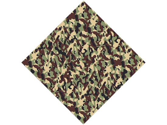 Basin Beige Camouflage Vinyl Wrap Pattern