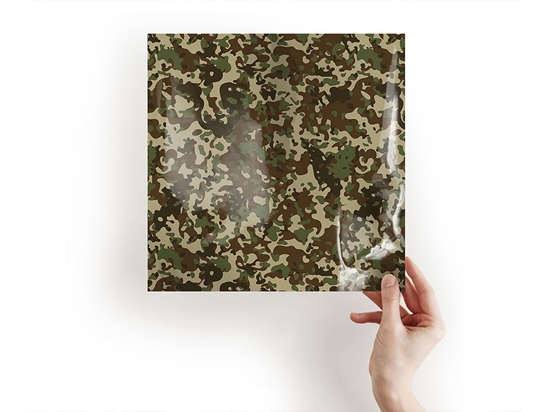 Crocodile Erbsentarnmuster Camouflage Craft Sheets