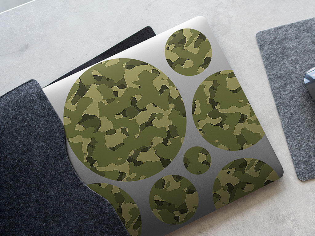 Flecktarn Bush Camouflage DIY Laptop Stickers