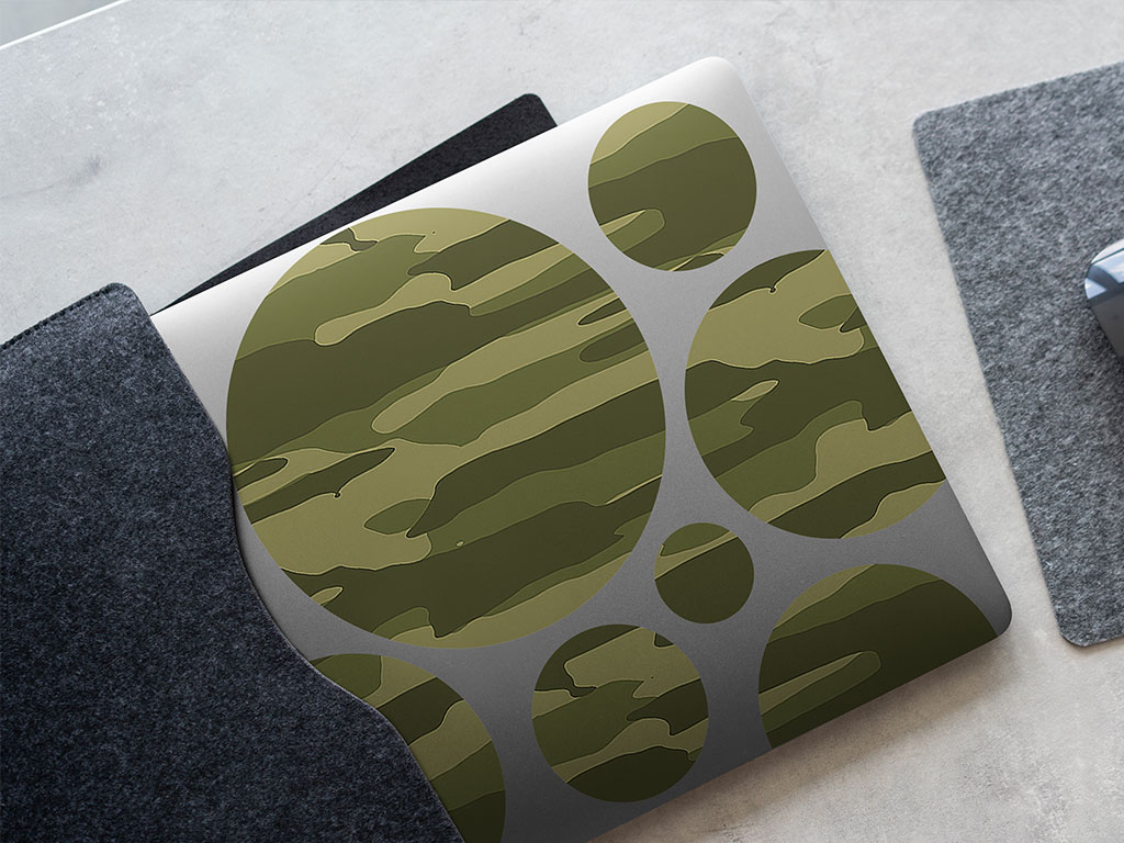 Jigsaw Jungle Camouflage DIY Laptop Stickers