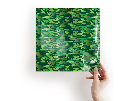 Lime Hunter Camouflage Craft Sheets