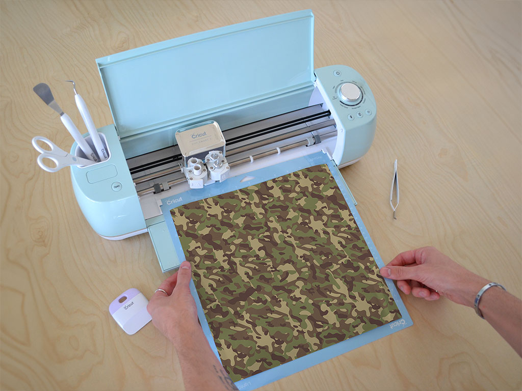 Lowland Plains Camouflage Cricut Compatible Vinyl