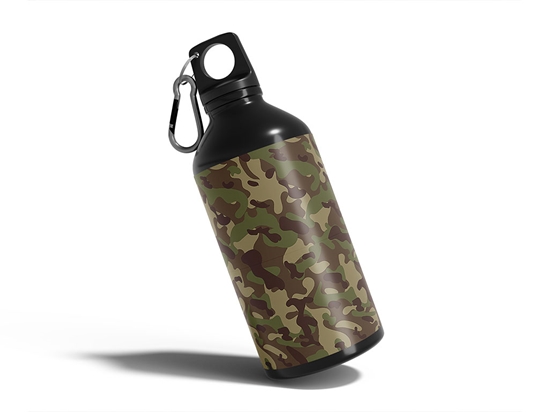 Lowland Plains Camouflage Water Bottle DIY Stickers