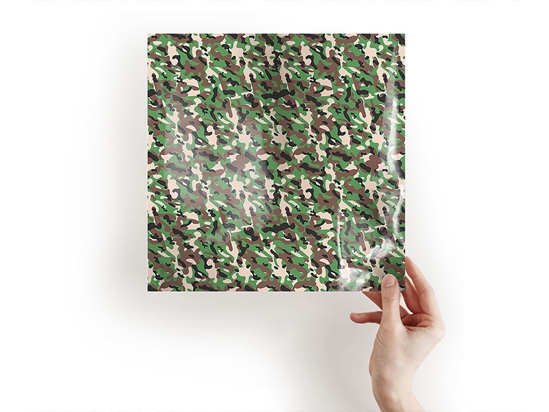 Modern Woodland Camouflage Craft Sheets