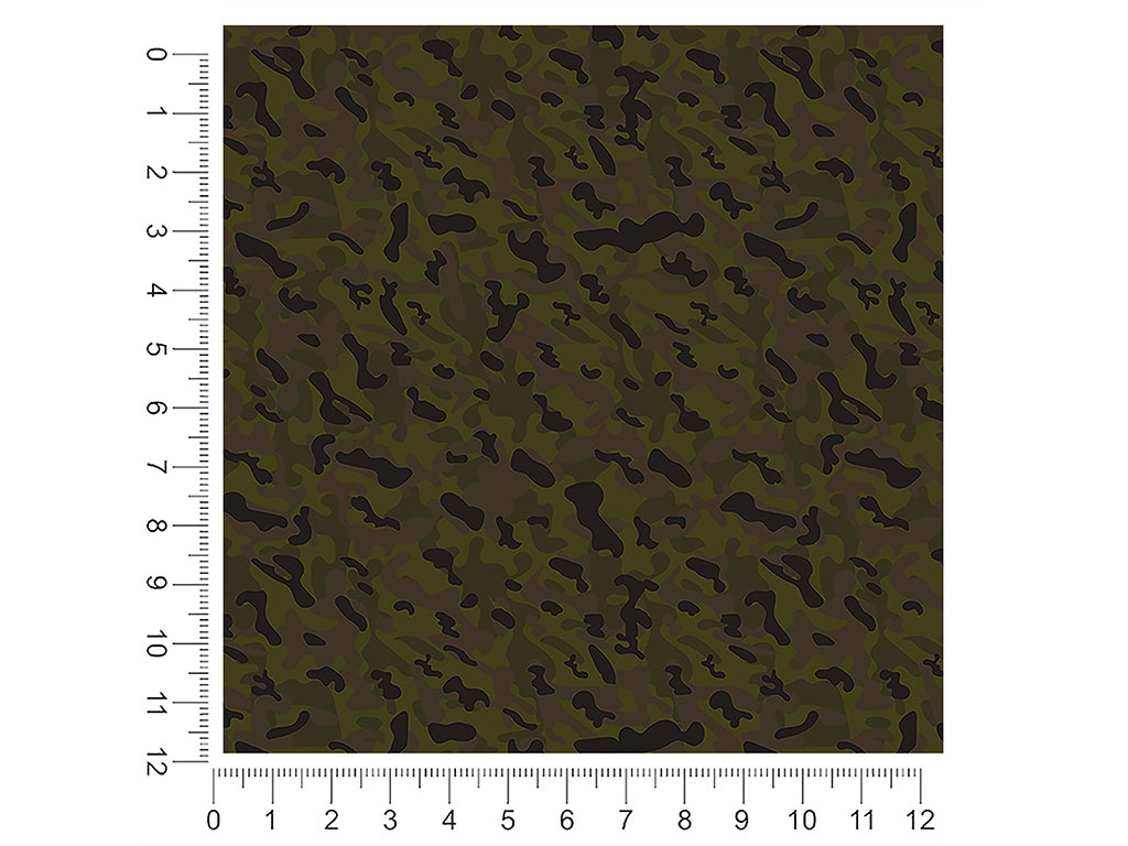 Night Seaweed Camouflage 1ft x 1ft Craft Sheets