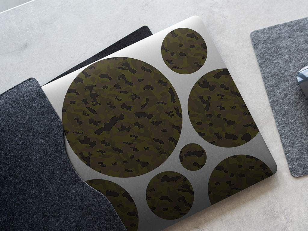 Night Seaweed Camouflage DIY Laptop Stickers