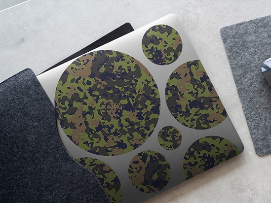 Olive Multicam Camouflage DIY Laptop Stickers