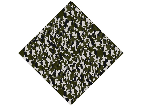 Olive Skin Camouflage Vinyl Wrap Pattern