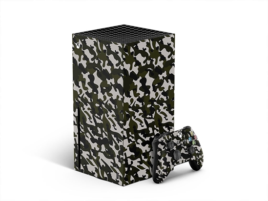 Olive Skin Camouflage XBOX DIY Decal