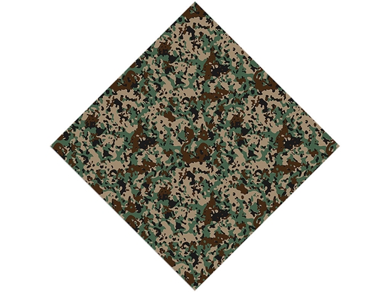 Pine Puzzle Camouflage Vinyl Wrap Pattern